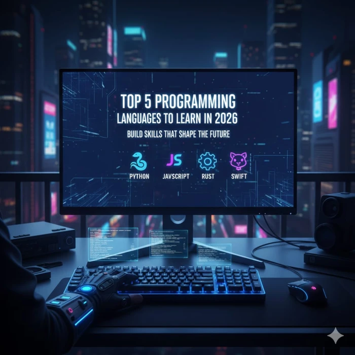 Top 5 Programming Languages to Learn in 2026 – Build Skills That Shape the Future