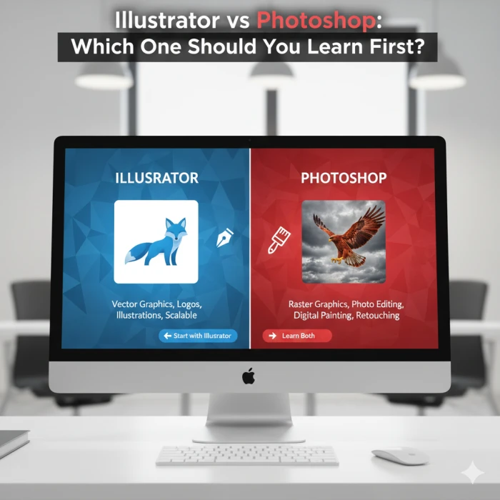 Illustrator vs Photoshop: Which One Should You Learn First?