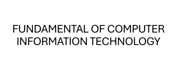 Course - FUNDAMENTAL